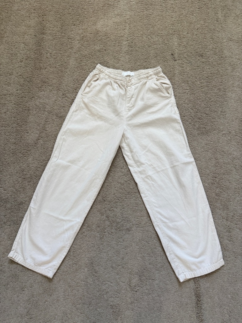 Zara Kid’'s Lightweight Casual Pants - Cream